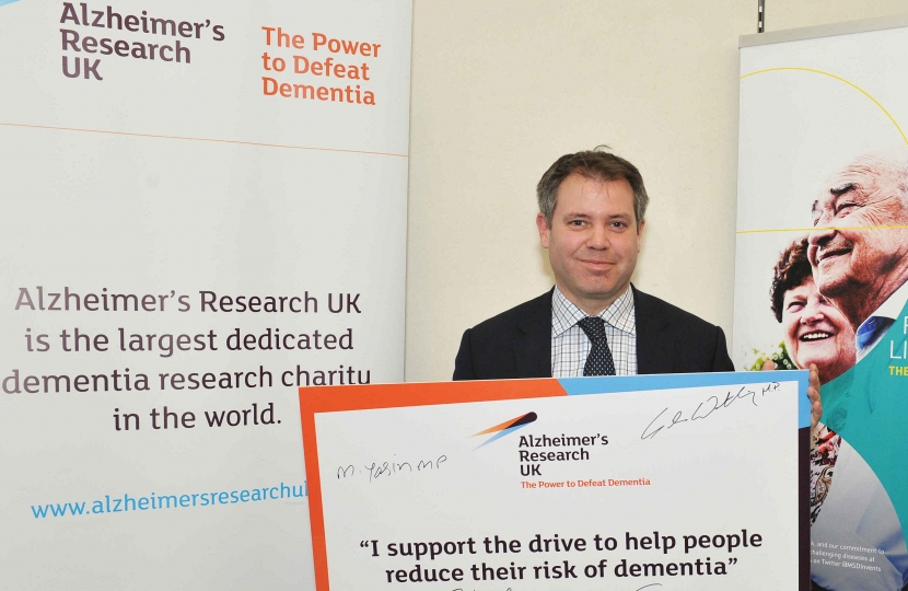 Edward supports Alzheimers Research UK