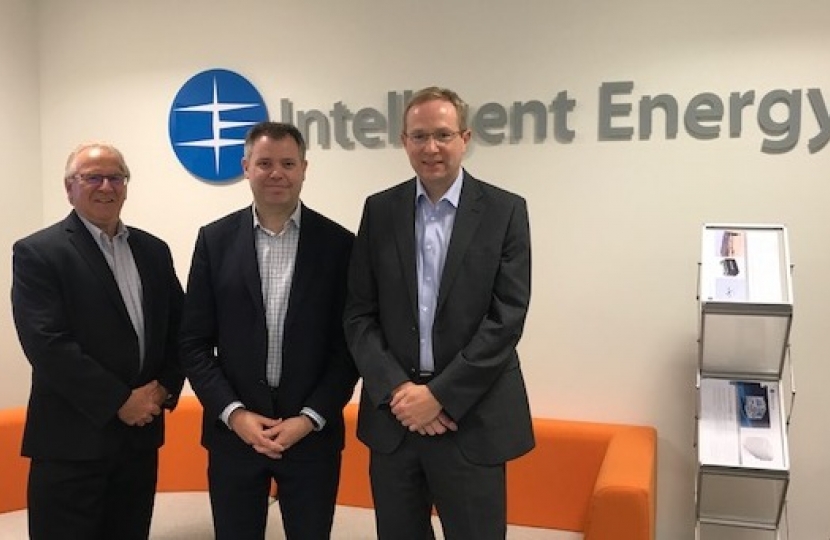 Edward with the team at Intelligent Energy
