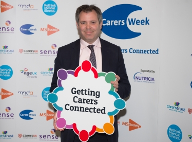 Edward supporting Carers Week