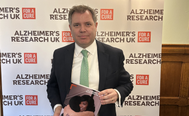 Edward at Alzheimer's Research UK Event